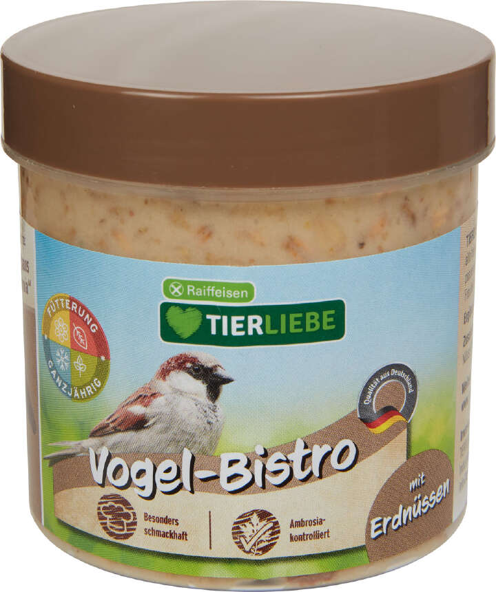 TIERLIEBE Vogelfutter Bistro mit Erdnüssen
